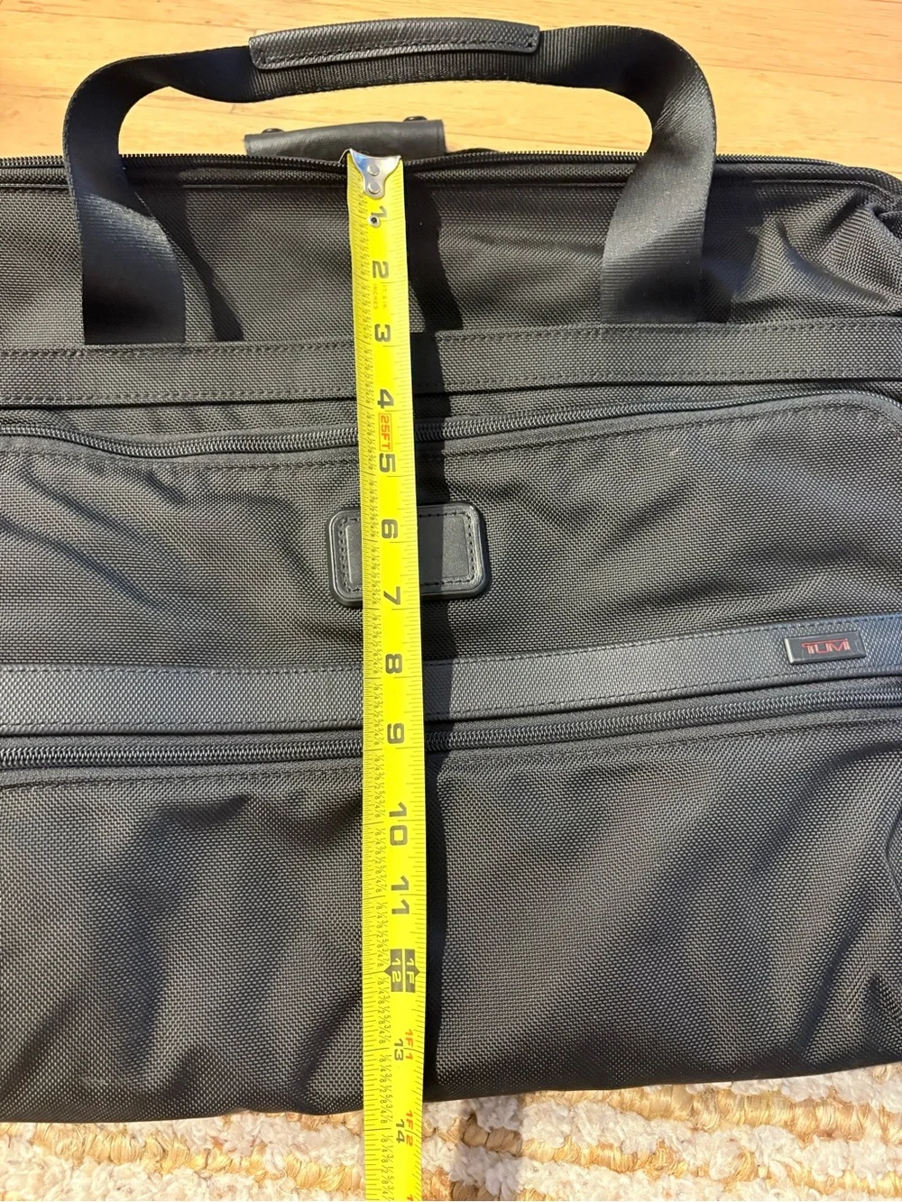 TUMI Alpha framed soft duffle in black